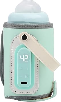 Breast Milk Warmer Portable Heating Adjustable Temp | Kids Constant Warming Formula Heater for Kids Boys Nighttime Feeding Nursing Home Office Stroller Car Daycare