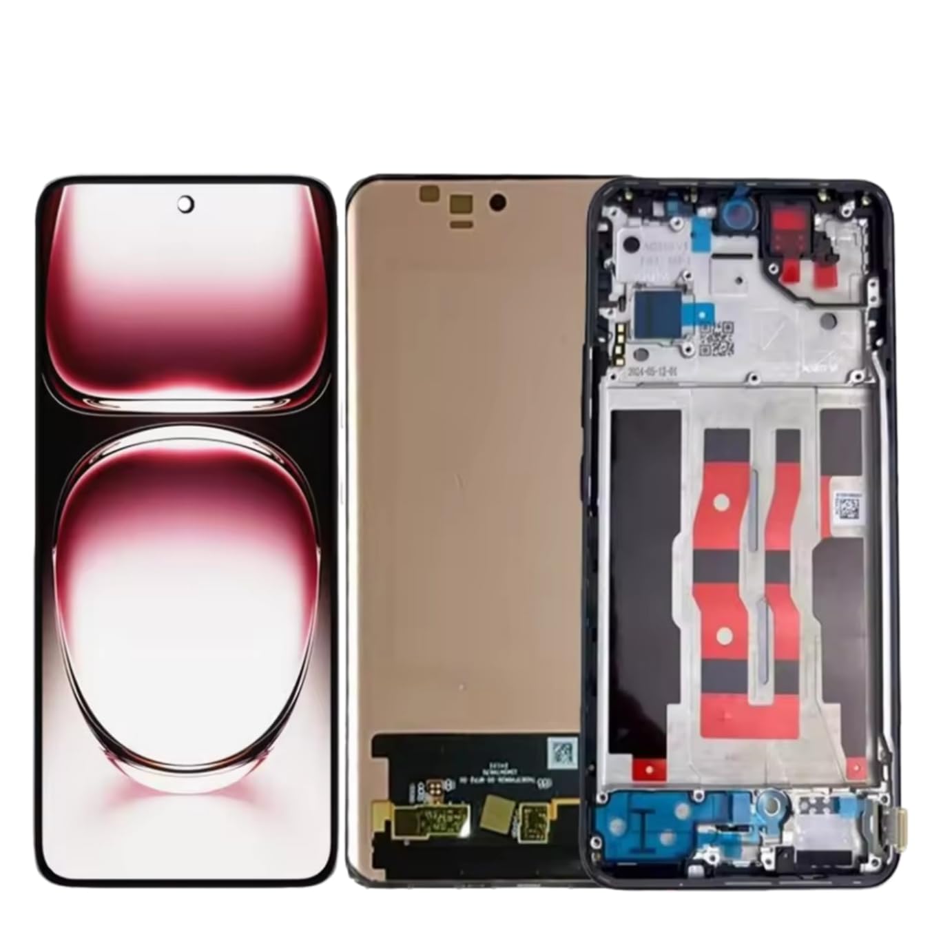 Pantalla AMOLED Oppo Reno 12 con tacto de alta sensibilidad y negros puros CPH2625 6