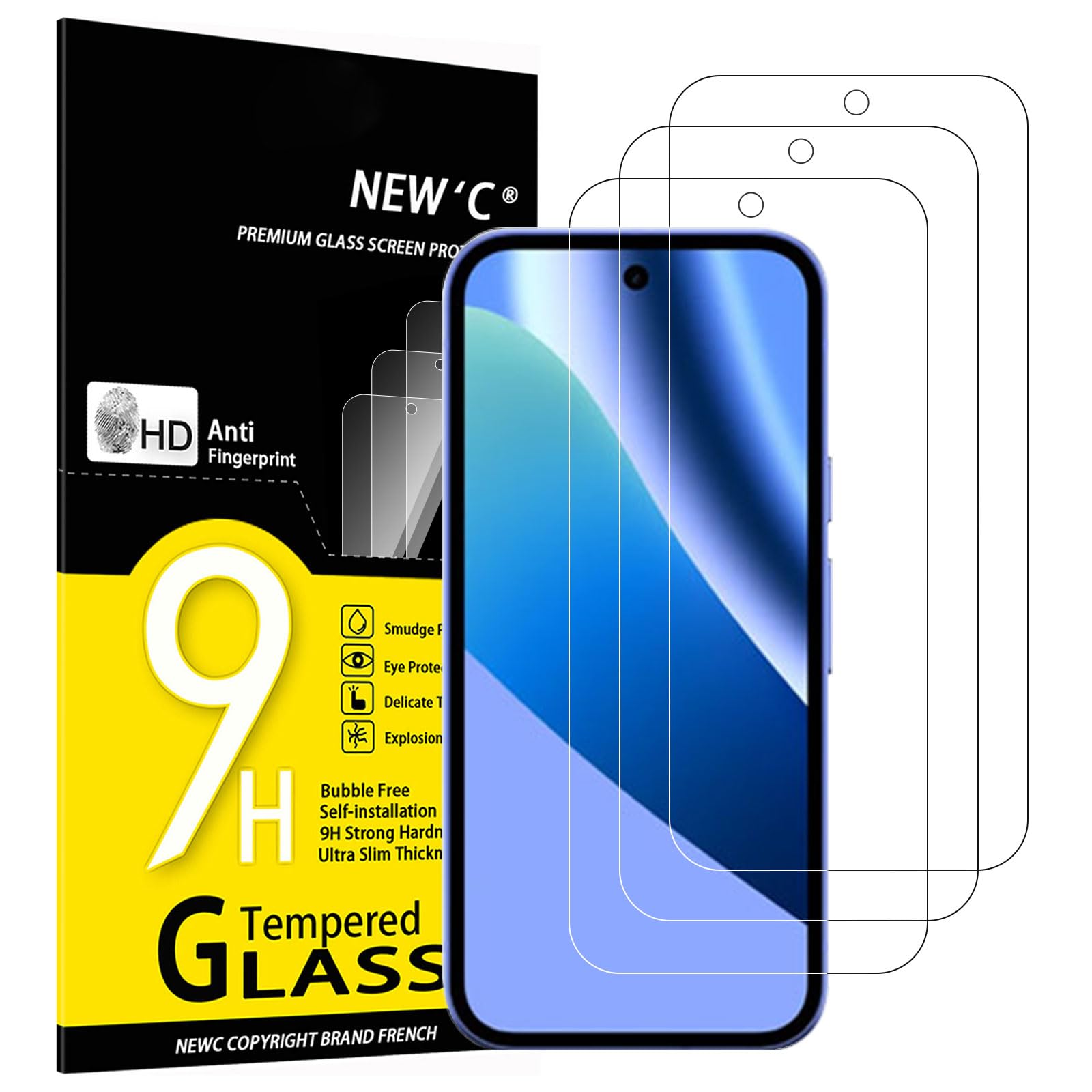 NEW'C Schutzfolie für Google Pixel 10a für Panzerglas