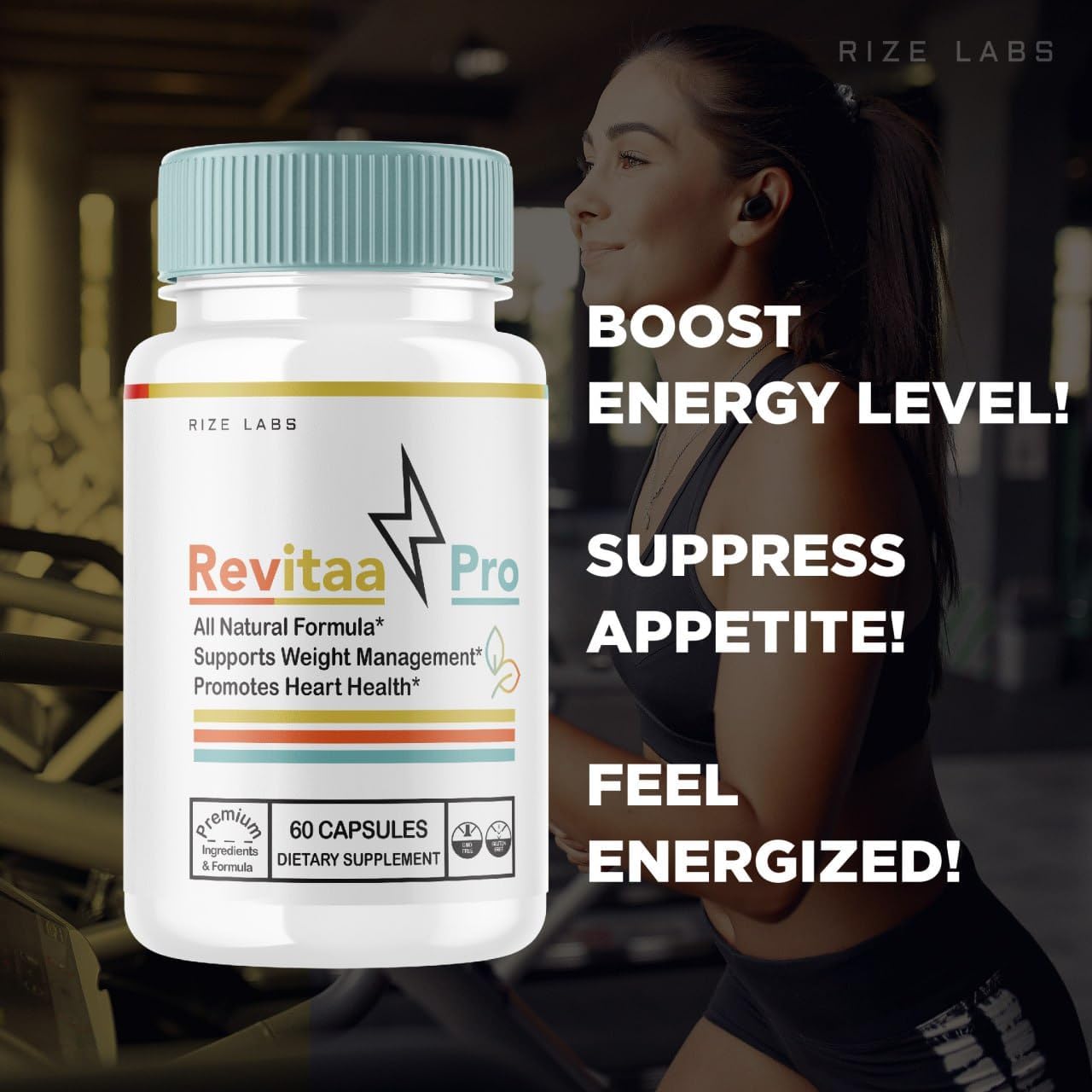rize labs Revitaa Pro Weight Loss Pills, Supplement Used to Improve The Digestive Process, Advanced Formula Capsules - Pack of 5(300 Capsules)