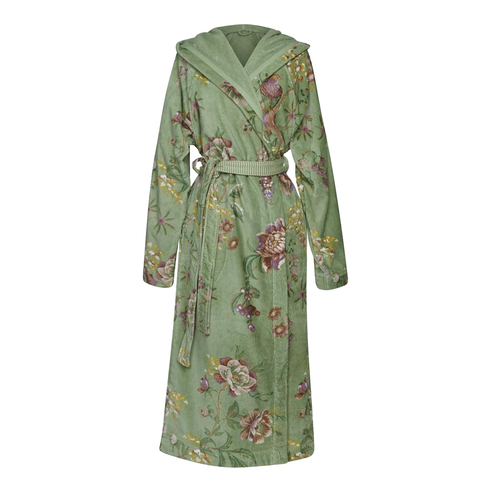 PIP StudioSecret Garden Bathrobe Sauna Gown, Green, M