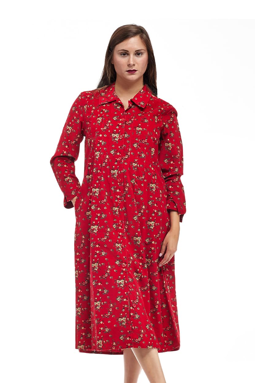 LA CERA Women's Corduroy Dress