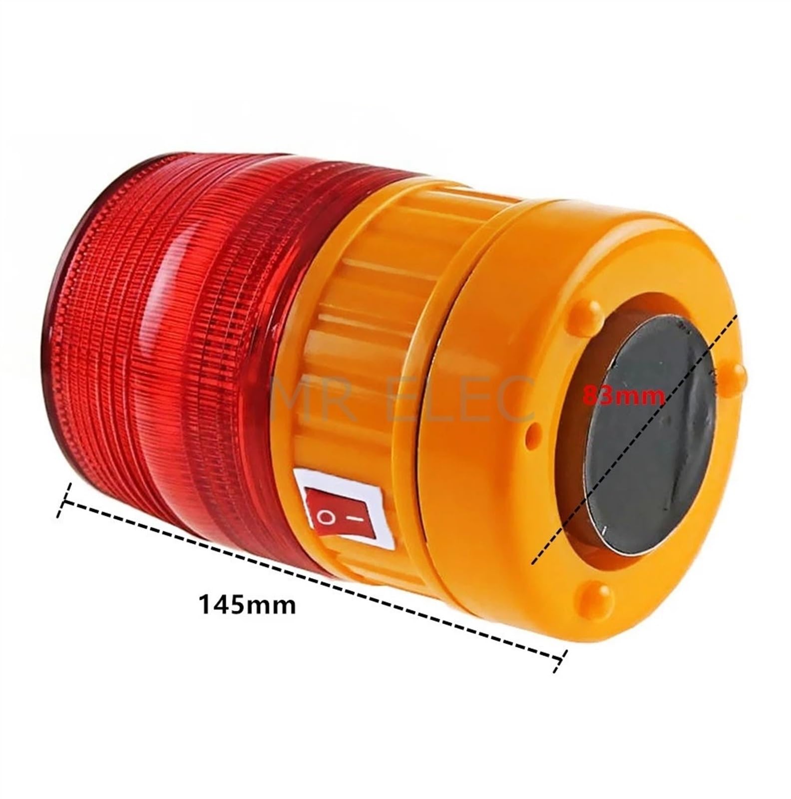 1 szt. LTE-5088 zasilany baterią DC 6 V ekran LED lampa błyskowa LED alarm stroboskopowy czerwone żółte światło ostrzegawcze bez dźwięku (zielone)