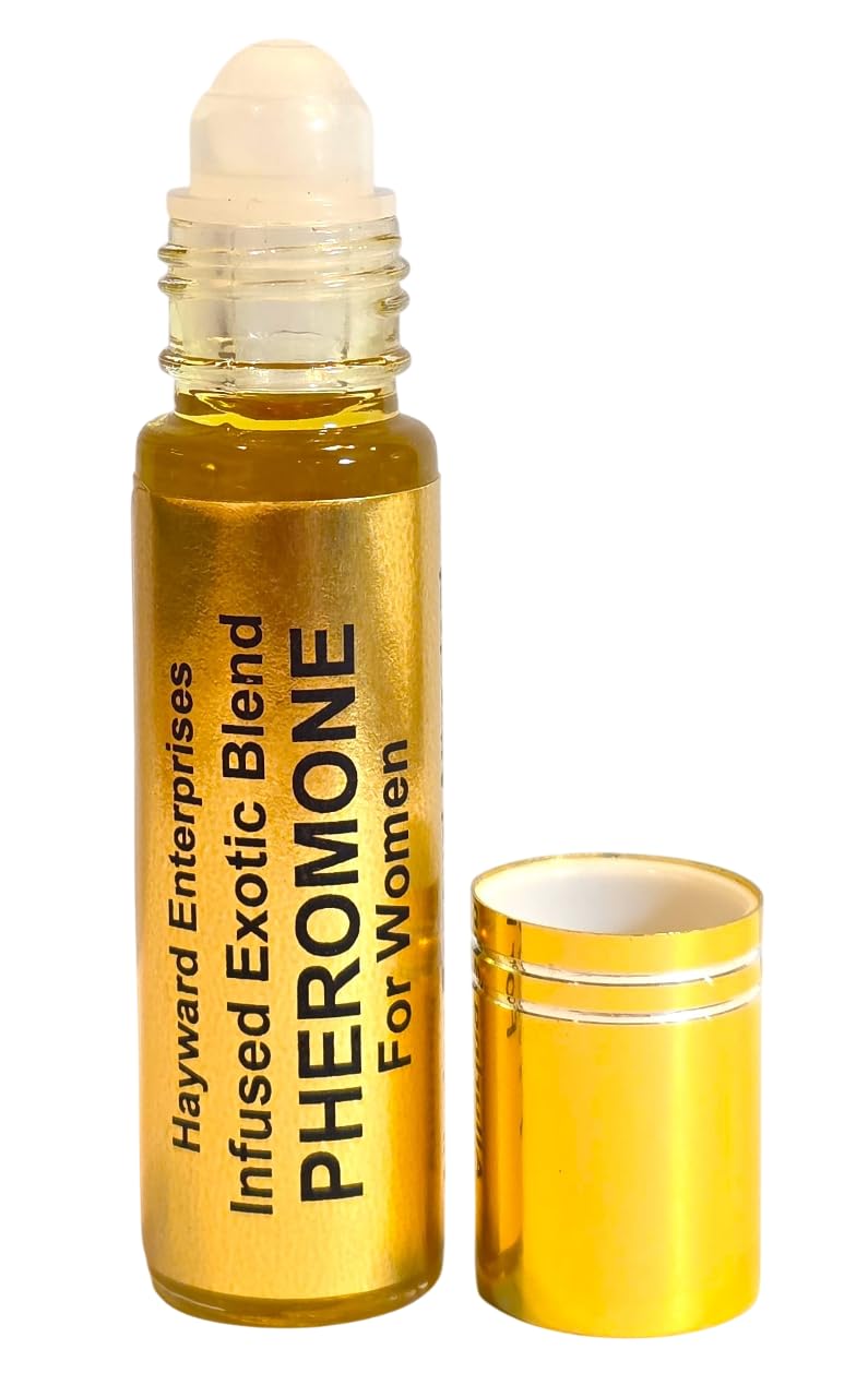 HYWD Enterprises Pheromone Perfume Oil for Women – Attract Men – Seduction Scent – Long-Lasting Body Oil – 1/3 oz Roll-On – Exotic Blend (SCENTS O - Z)