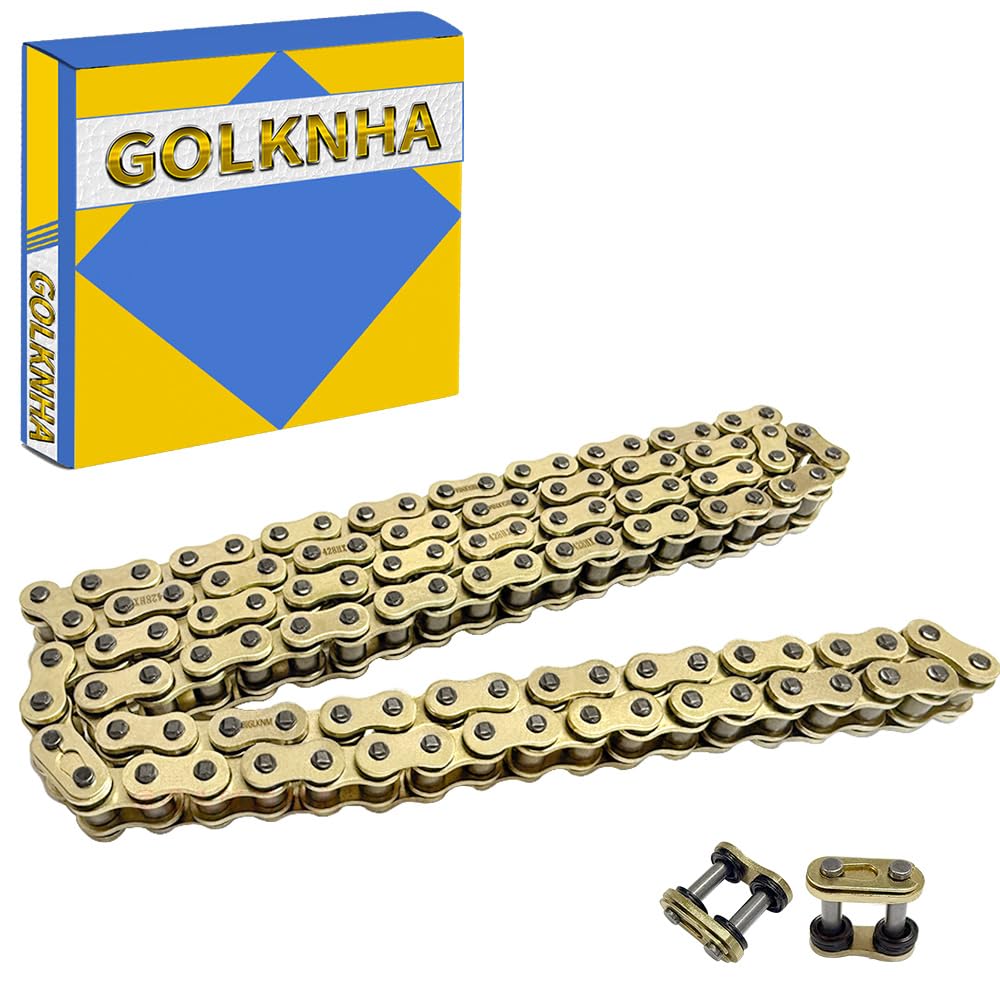 Gold 428 X-Ring Motorcycle Chain 134 Links OEM#92057-0684 27600-46911-130 — Amazon image 13