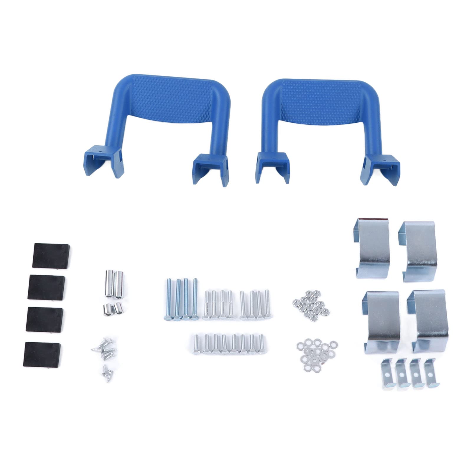 Gradino laterale del cerchio, barra per camion in lega di alluminio leggera da 2 pezzi per pick-up(blu)