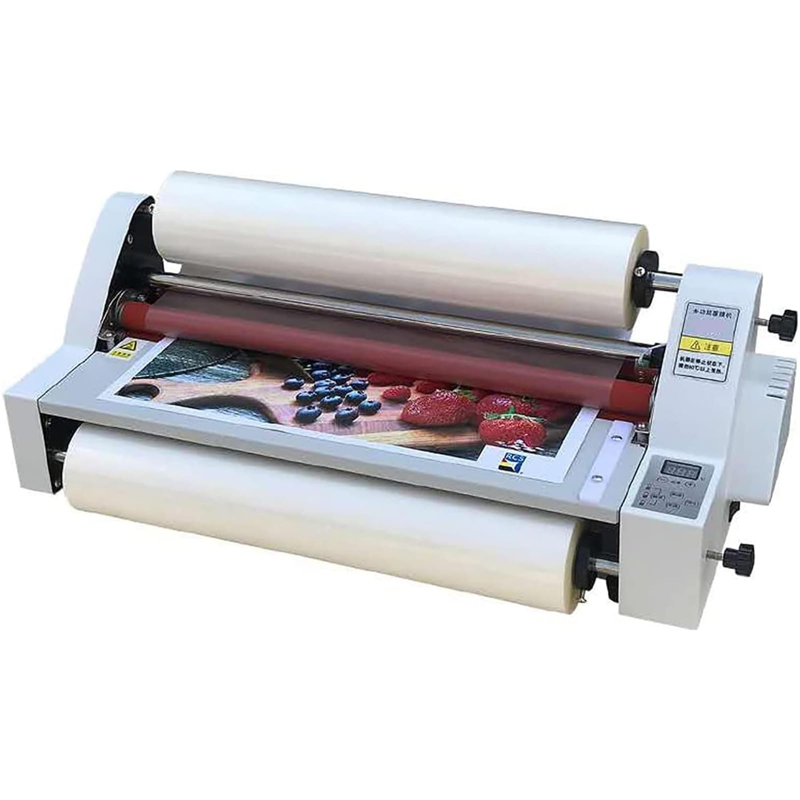 Laminator rolkowy na gorąco na zimno, laminator rolkowy 350 mm Jednostronna i dwustronna maszyna do laminowania termicznego, folia PTE, papier szybkiego rozgrzewania