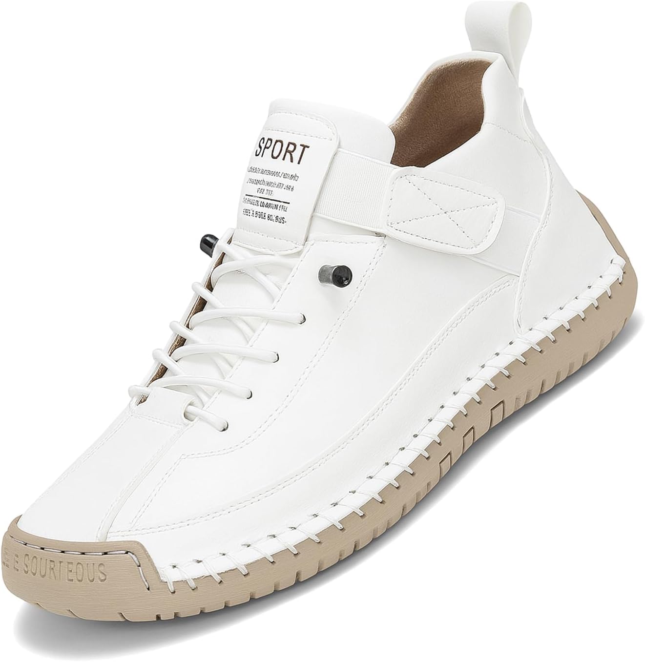 Comfortable Orthopedic Sneakers, Women's Handmade Leather Comfy Shoes, Soft Comfort Arch Support Boots Men