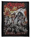  KREATOR Aufnäher DYING ALIVE Patch gewebt 8 x 10 cm