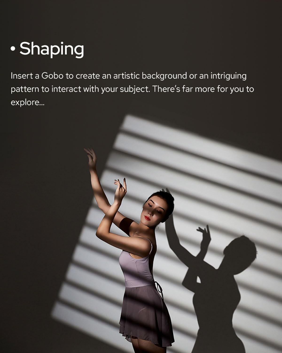 GODOX BP-SE LED Projection Attachment, Bowens Mount Snoot Spotlight GOBO Projektor (BP-HY-VSA)