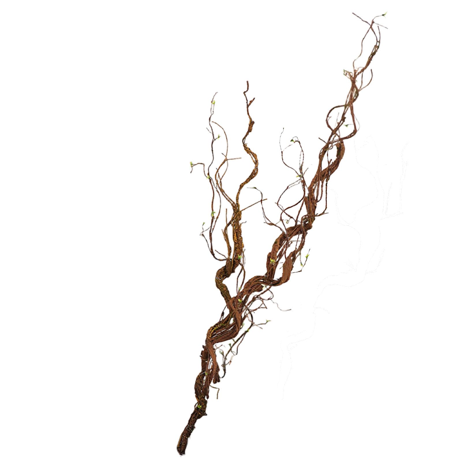 LGEGE Tronco de árbol de plantas artificiales, ratán de 170 cm de largo, vid de caña de liana para colgar en la pared, decoración para el hogar y la sala de estar