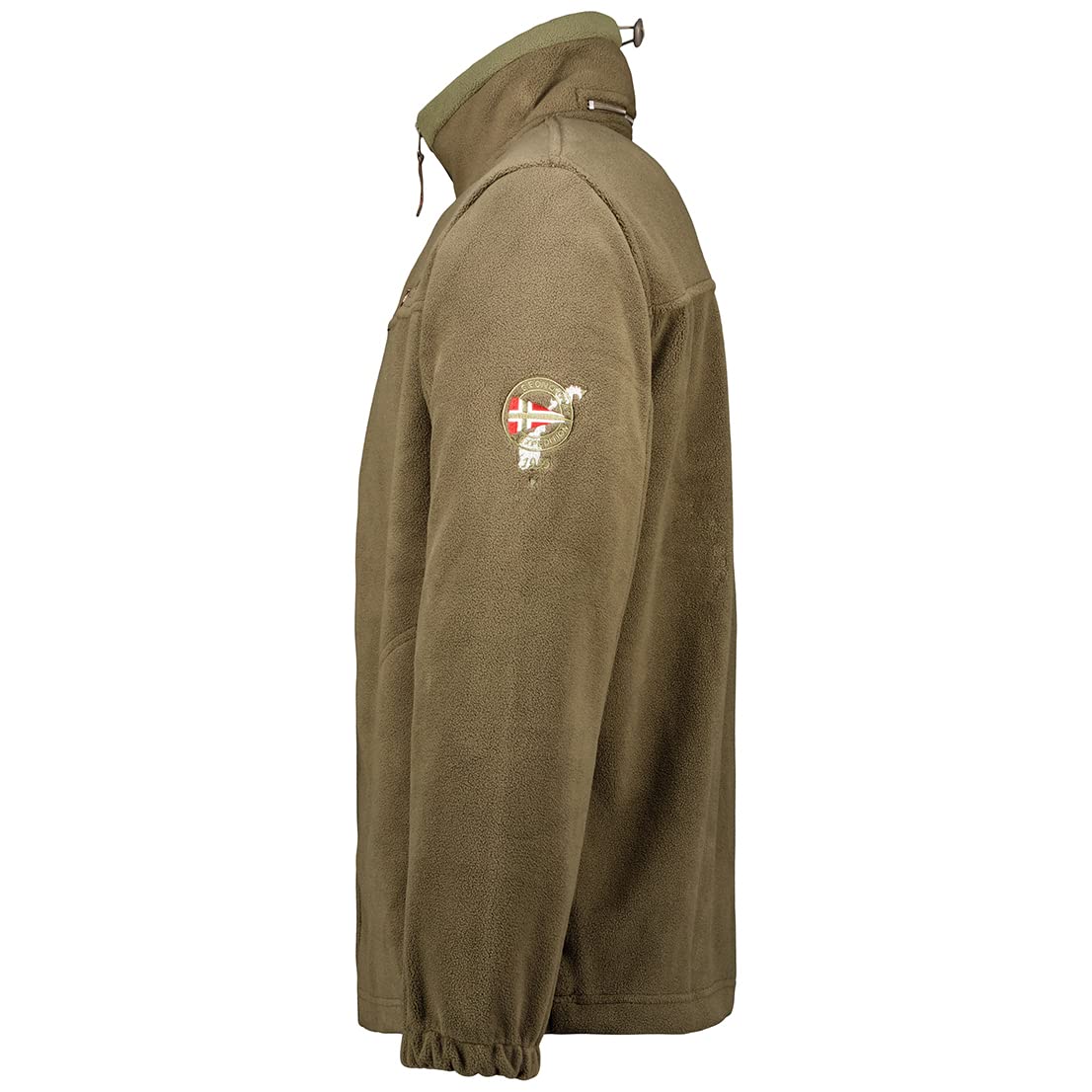 Geographical Norway Tamazonie Men – ciepła kurtka męska, średnia, gruba, z zamkiem błyskawicznym, zimowa, wiosenna, ciepła kurtka, długi rękaw, miękki komfort na zewnątrz (kolor brązowy XL)