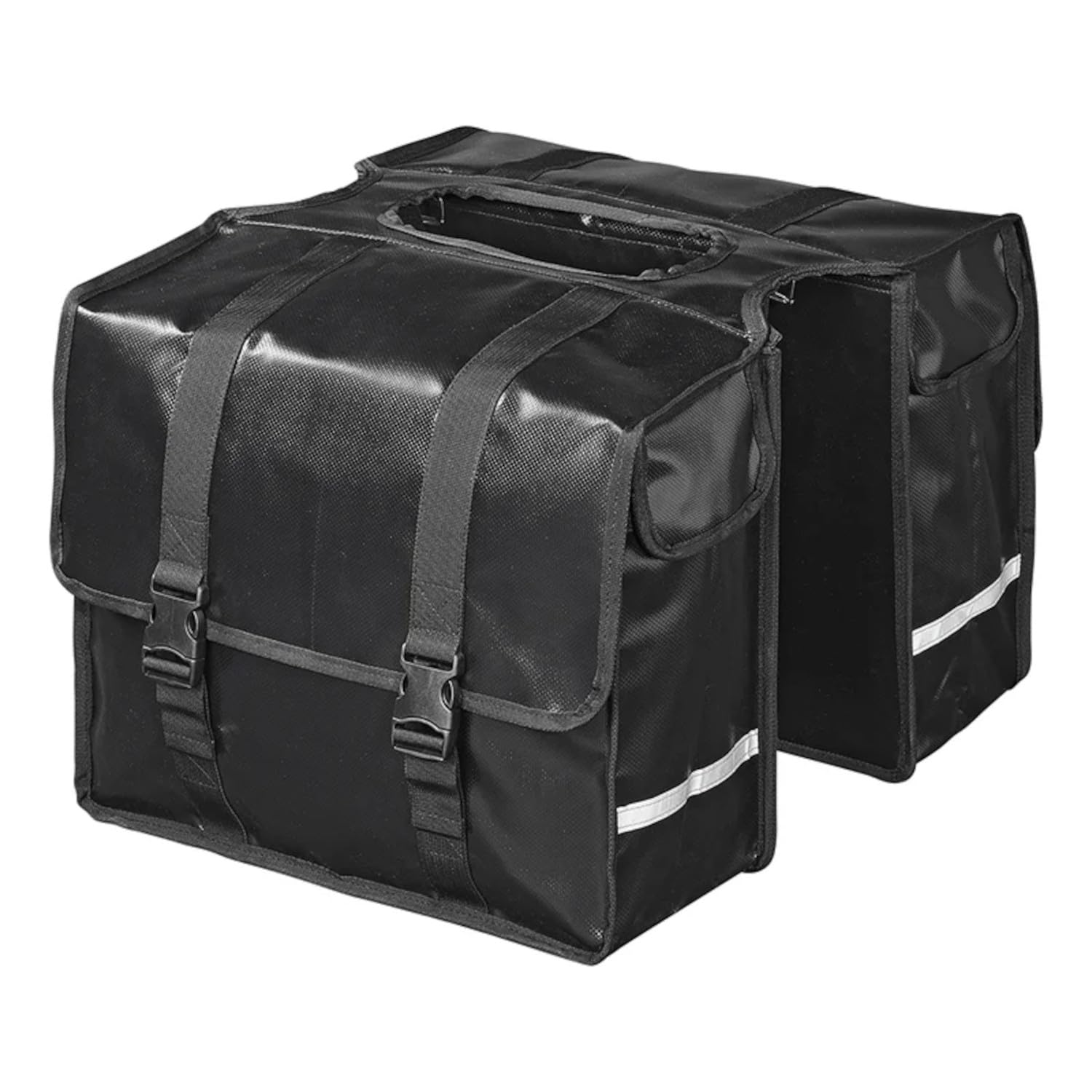 Fahrradtasche Gepäckträger Doppel 40 L wasserdicht mit Klickverschluss