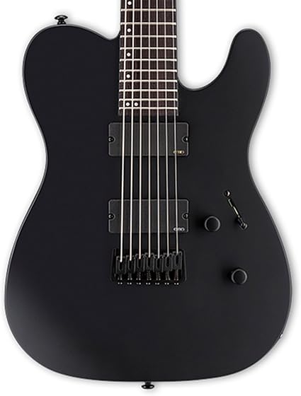 Amazon.com: ESP Te Series te-417 7-string Guitarra Eléctrica, Negro  Satinado : Instrumentos Musicales