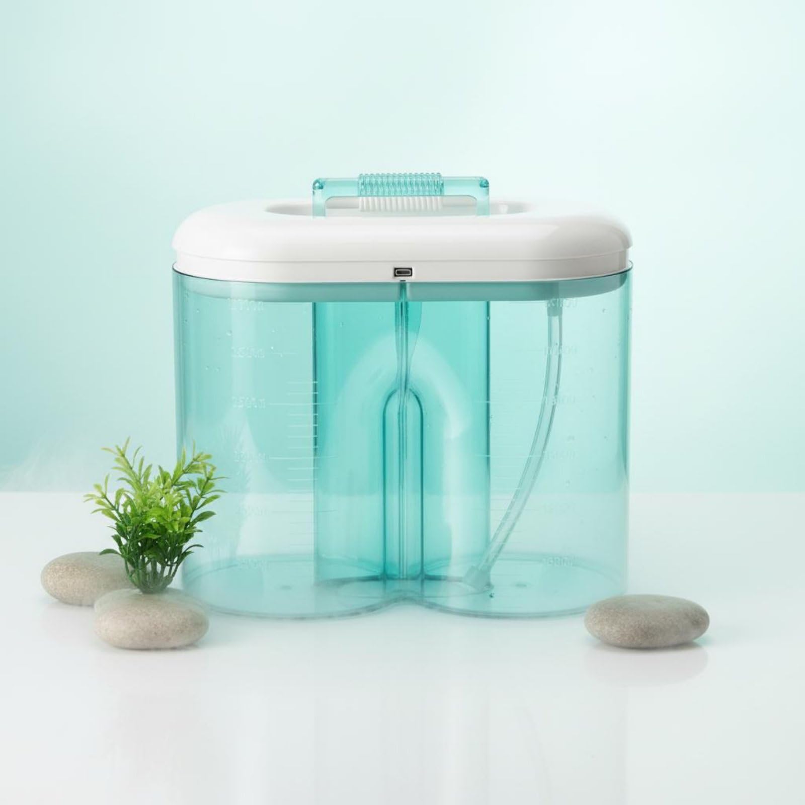 Dispositivo de Limpieza de Acuario Cambiador de Agua Sifón Eléctrico Bomba de Agua Alcance Extendido 50 Cm Botón PC Silicona Adecuado para Peceras