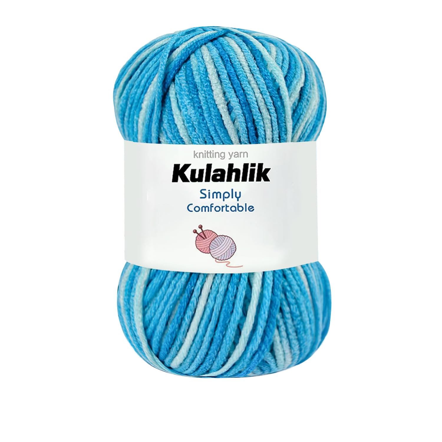 250g(5x50g) Acrylic Yarn for Crochet/Knitting, Colorful Gradient Yarn Thread, 5 Rolls Skeins, Perfect for Any Knitting Crochet and Crafts Mini Project — view 28