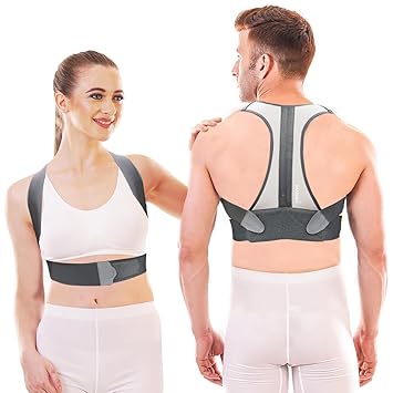 SAMSON Posture Corrector for Back & Shoulder Support - Pain Relief & Adjustable Spine Alignment for Men & Women - Small - image, photos