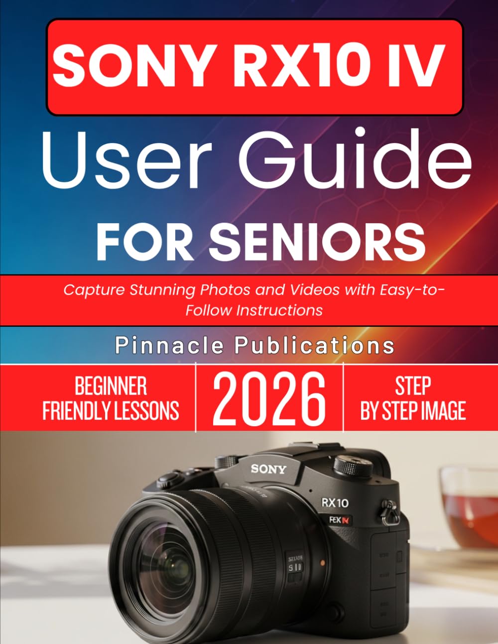 SONY RX10 IV USER GUIDE FOR SENIORS 2026: Capture Stunning Photos and Videos with Easy-to-Follow Instructions