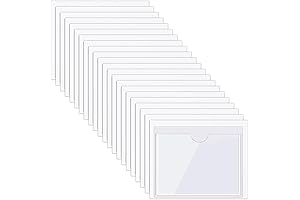 50 Pack Desk Pockets for Classrooms with Self Adhesive for Easy Organization