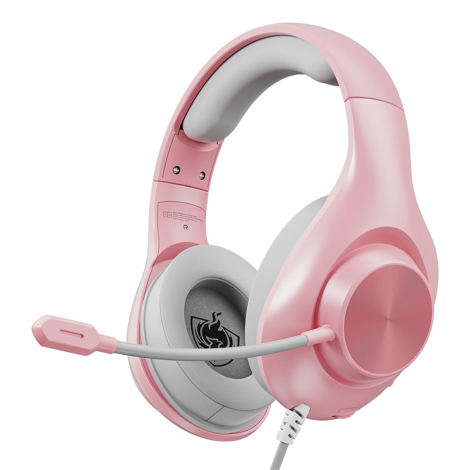 Gaming Headset for PS5 PS4 PC, Wired Headsets with 7.1 Surround Sound, H-7 Gaming Over Ear Headphones with Noise Cancelling Flexible Mic Memory