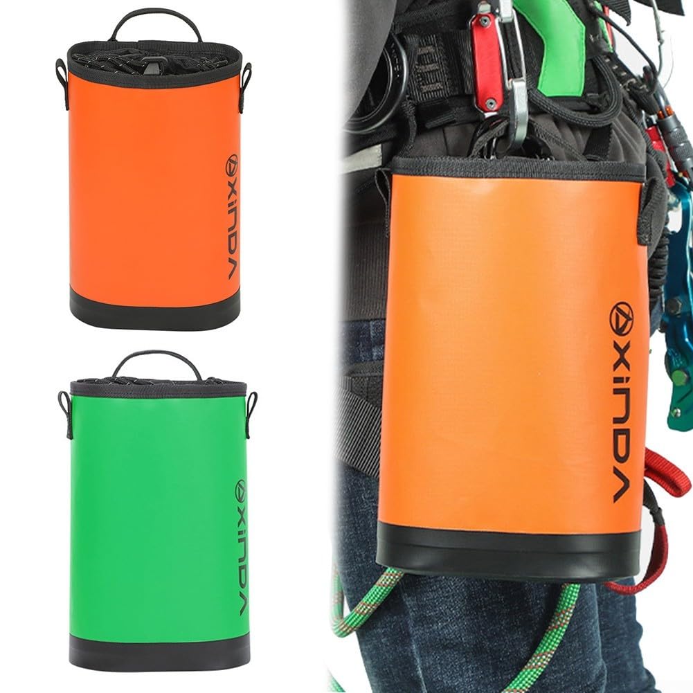 Bolsa de herramientas de escalada al aire libre, bolsa de cuerda ajustable para trepar árboles, se cuelga cómodamente para guardar todos tus elementos esenciales de escalada