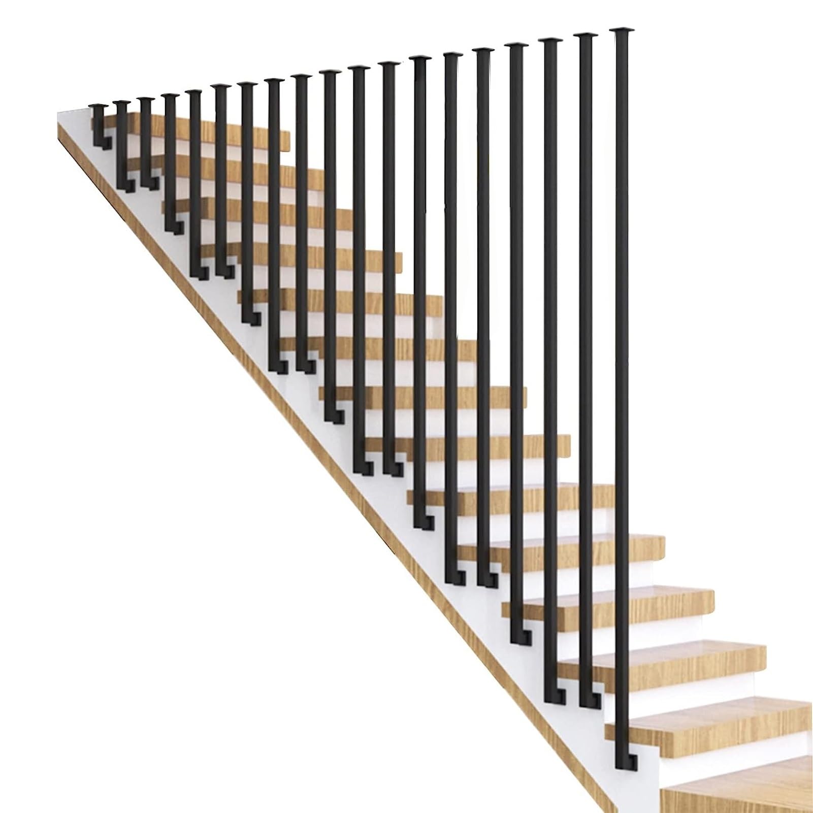 Industrial Black for irsAdjuble 30150cm Antiscivolo Ford Iron ir ing Soffitto Supporto pe L Design per Safe and Sle