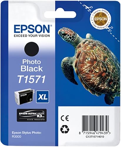 EPSON T1571 R3000 Inyección de tinta CART Foto BLK