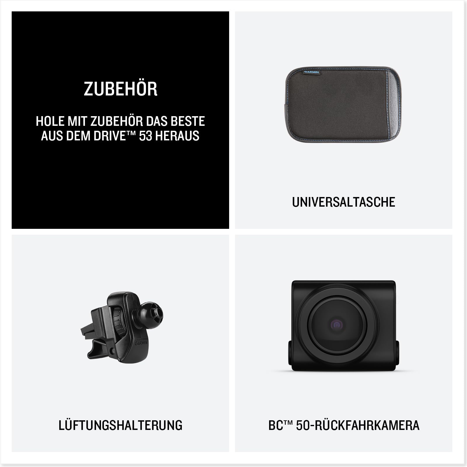 Garmin Drive 53-5"(12,7cm) Farbbdisplay, Europakarten, Echtzeit, Fahrerassistenz, TripAdvisor