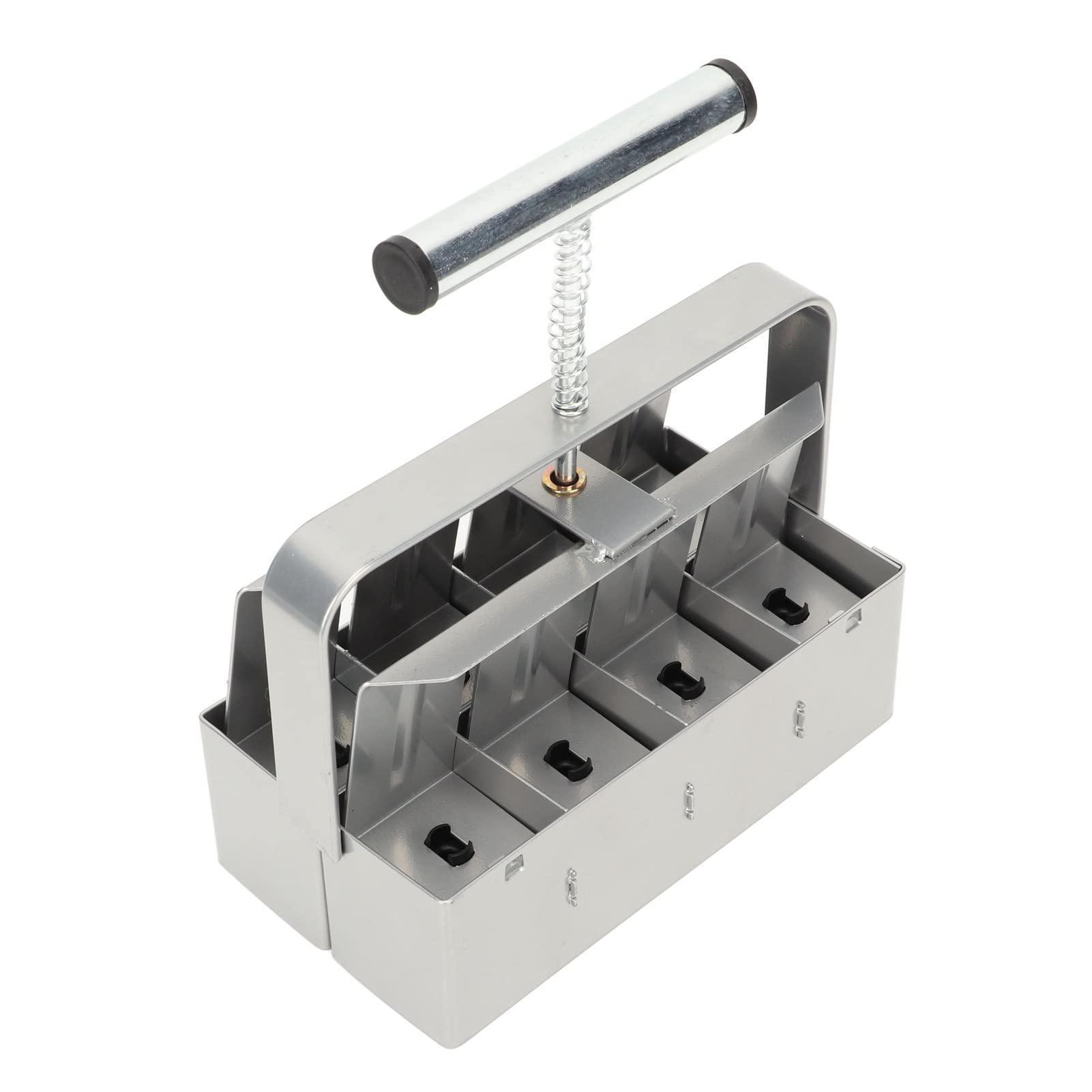 Omabeta Bloqueador de Suelo Manual de 8 Celdas, Herramienta Duradera para Inicio y Germinación de Semillas, Ideal para Jardineros, Hierro Galvanizado