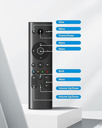 Vista 3 de OLCLSS Control remoto multimedia para Xbox One, Xbox One XS y Xbox Series XS - Compatible con múltiples modelos de consola para Xbox