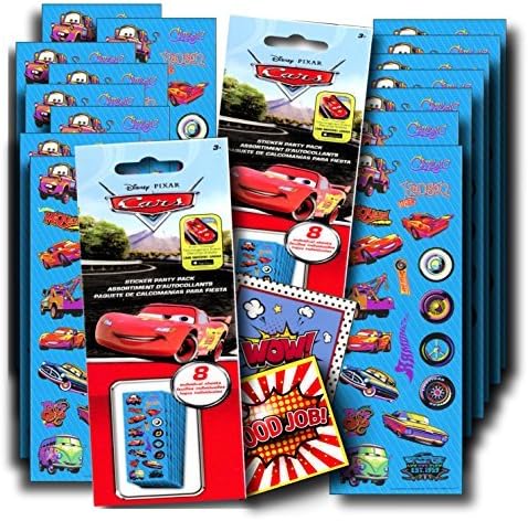 Disney Stickers Party Favors Set of 2 Sticker Packs 12 Sheets of Stickers