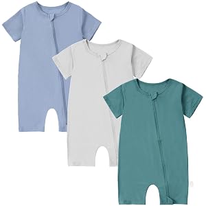 Baby Boys Girls Romper Short Sleeve Summer Jumpsuits