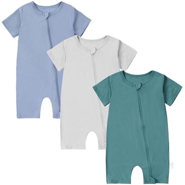 Baby Boys Girls Romper Short Sleeve Summer Jumpsuits
