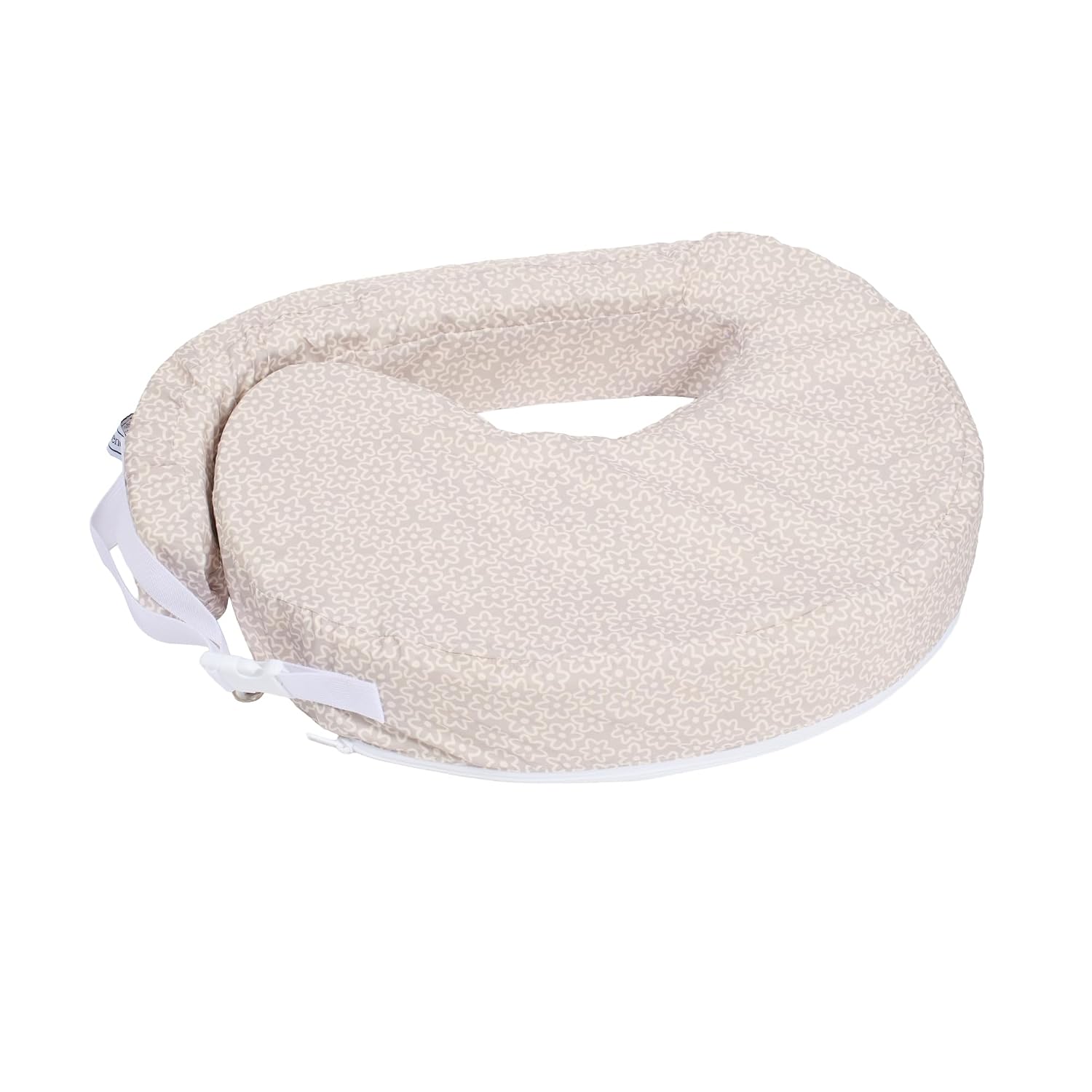 My Brest Friend Basic Nursing Pillow Cover - Slipcovers for Baby - Adjustable Fit, Easy Care, Durable - Basic Nursing Pillow Not Included, Basic Flowery Plain
