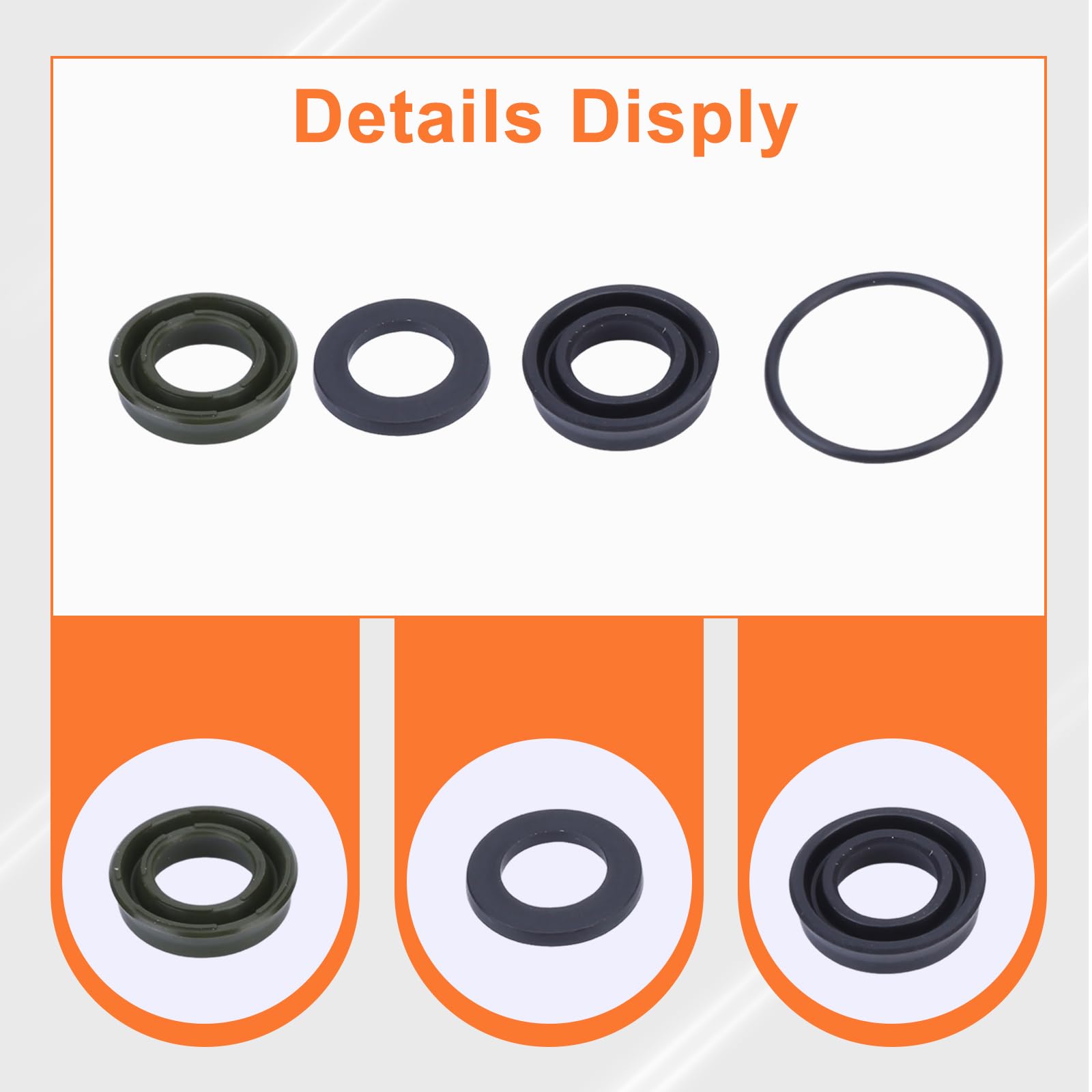 7106733 Kit di guarnizioni per idropulitrice Simpson AAA 530003 53BRD35/38/40 Etc Kit O-Ring per pompa a bassa e alta pressione