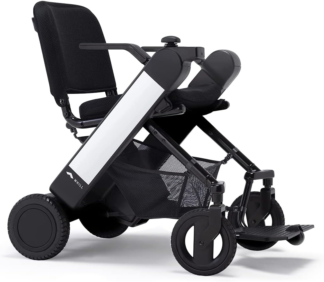 Model F Power Chair - Convenience and Performance - with Foldable Design, Smart Technology, and Remote Control via App - A Perfect Mobility Solution for Adults and Elderly. - White (One Size)