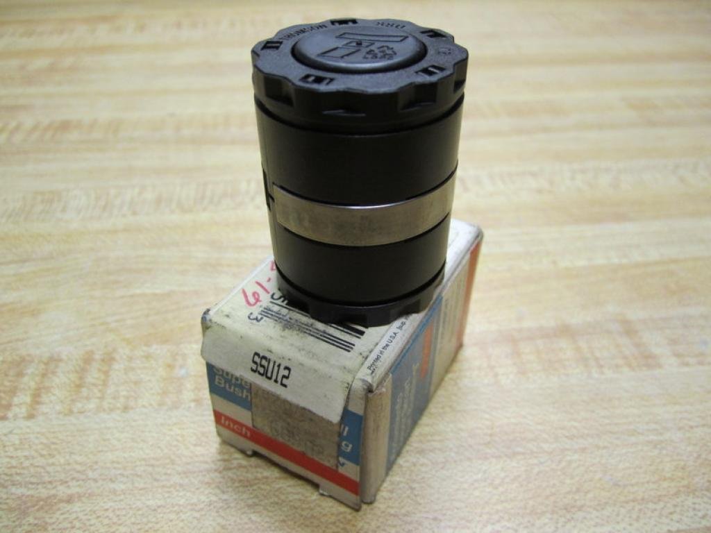 Thomson SSU12, Ball Bushing Bearing, Super Smart, Closed, for end supported applications, self-aligning; use with 0.75 in Diameter Shaft, Class L