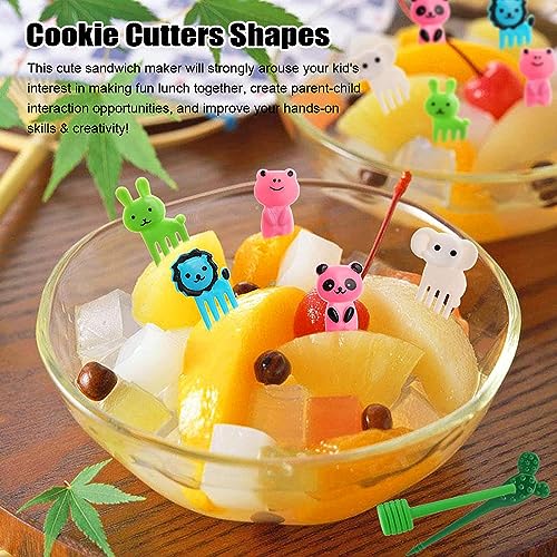 BHCASE Conjunto de cortador e selador de sanduíche, 32 peças, molde para biscoitos, frutas, vegetais