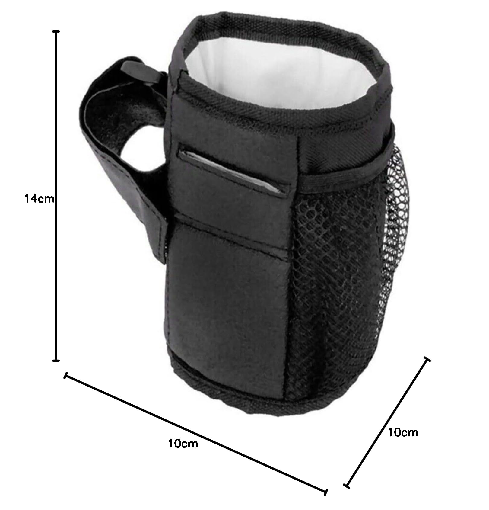 Soporte Universal para Botellas de Bebidas, Andador portátil con Soporte para Bebidas para Silla de Ruedas, Andador de Rodillas, Cochecito