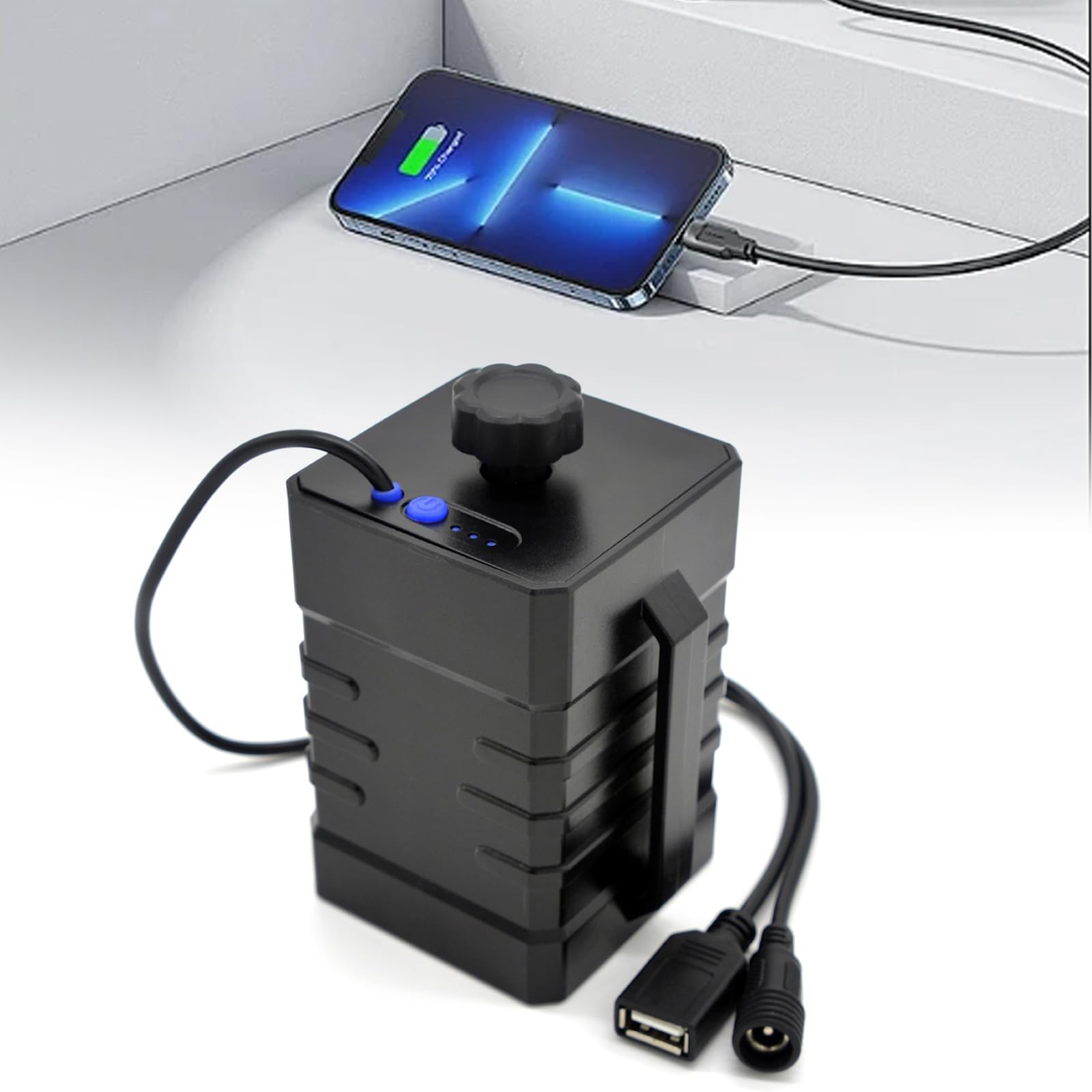 ほ411 バッテリー　充電器セット　大量 ケース付 USB充電 動作未確認 Amazon | 4 個 18650 26650 バッテリーホルダーモバイル電源ケース USB