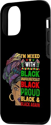 Miniatura 5 de iPhone 13 Pro Max Im Mixed With Unapologetically African Pride Black History Case