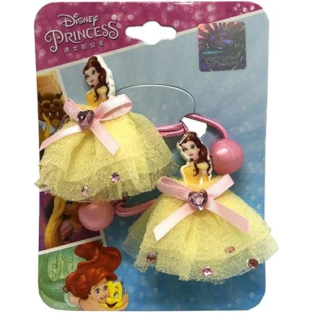 Amazon ディズニープリンセス ドレス ヘアゴム 2個セット ベル 即日 翌日発送 ヘアアクセサリー おもちゃ