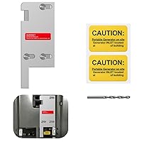 Vista 1 de Kit de bloqueo de generador compatible con interruptor principal vertical cuadrado D de 150 o 200 amperios, espaciado de 3 1/4 a 4 pulgadas entre