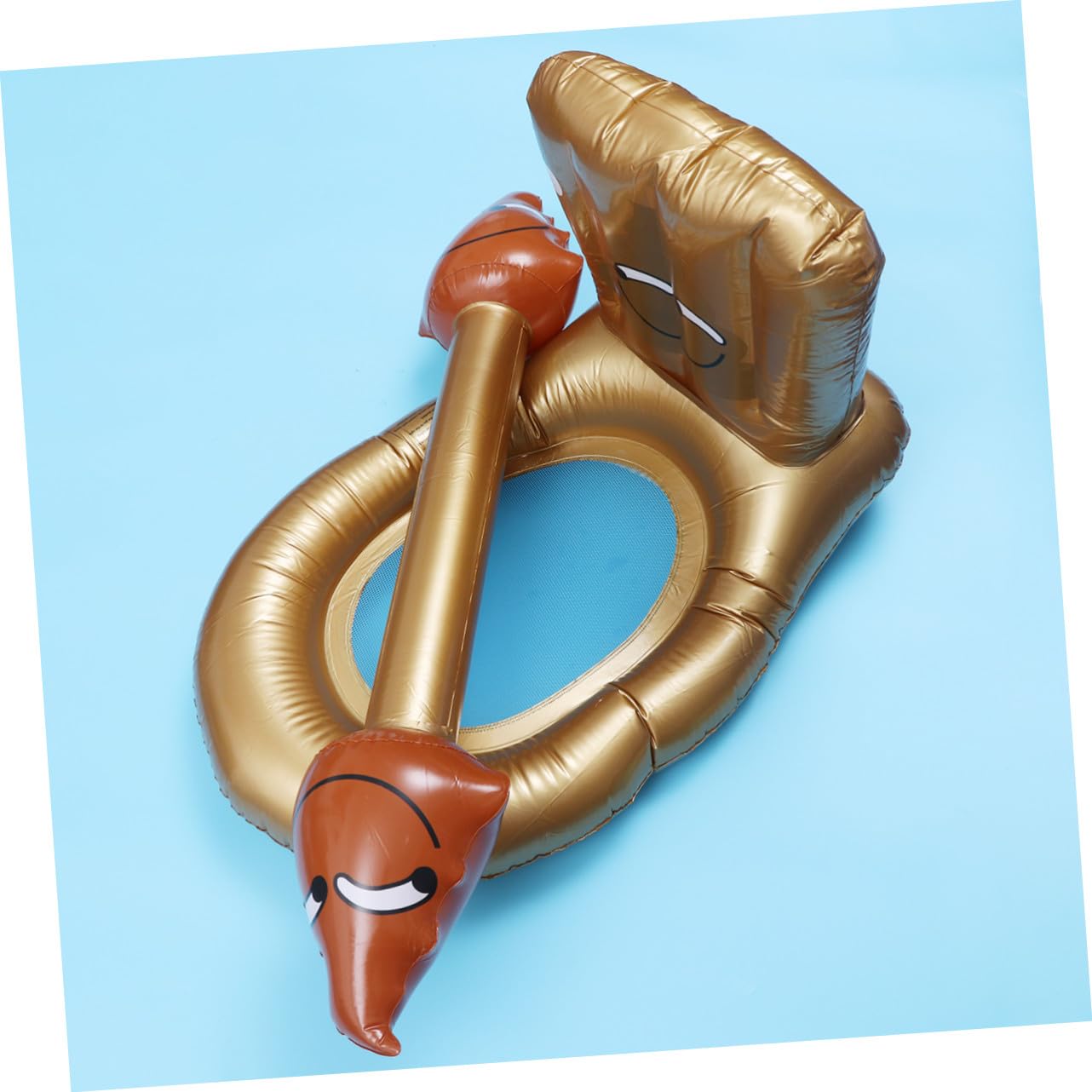 minkissy Bouée Piscine Gonflable Siège Toilettes Drôle PVC pour Adultes Anneau Flottant Dété Facile à Gonfler pour Fête et Plage