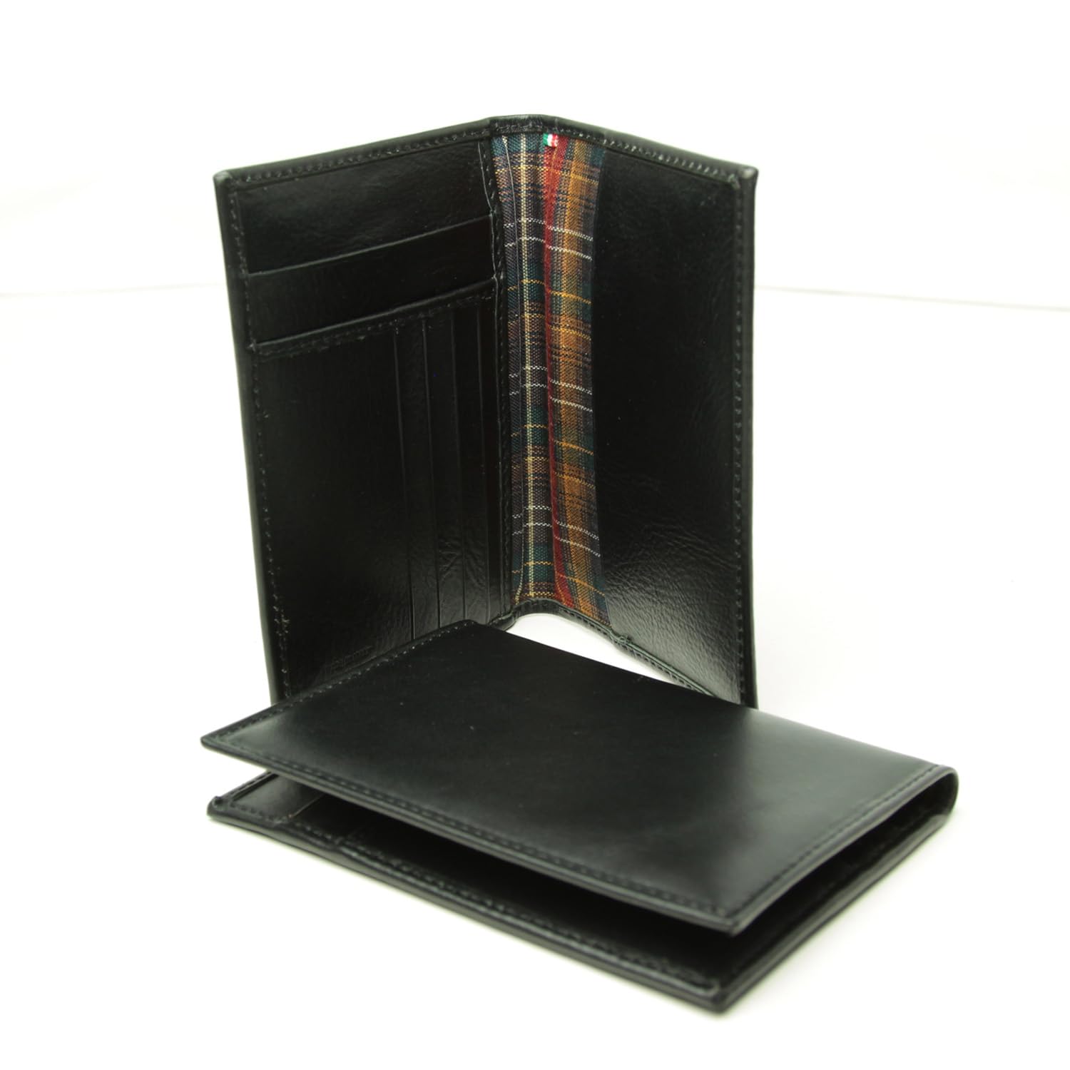 Old Angler Porta Passaporto in Pelle Nero | Made in Italy | Design Compatto | Protezione Elegante e Duratura