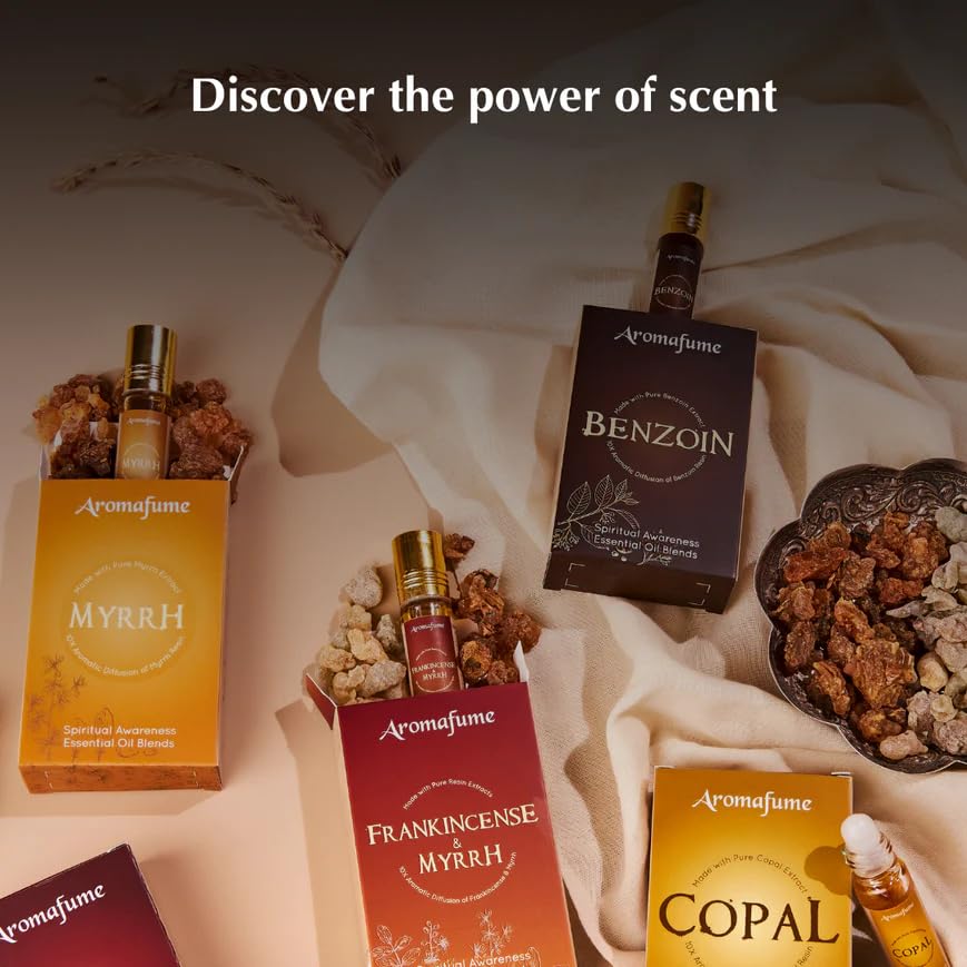 Aromafume Copal Resin Essential Oil Roll-On Blend 1 x 10ml / 1 x 0.33 Fl Oz | Made with Protium Copal (Burseraceae) Extract | Native to Mexico | For meditation, spiritual awakening & prayer - Image 8