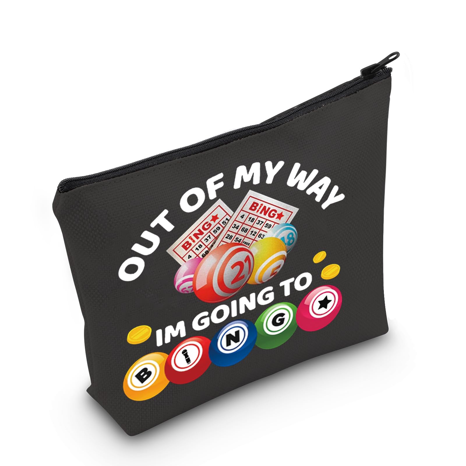 MEIKIUP Digital Game Makeup Bag Digital Game Lover Gambler Gift Out Of My Way I'M Going To Digital Game Cosmetic Bag Organizer Pouch (Going Bag Black)