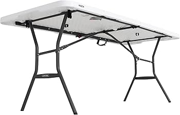 Amazon.co.jp: LIFETIME/ポータブルテーブル[6人掛け／折り畳み式