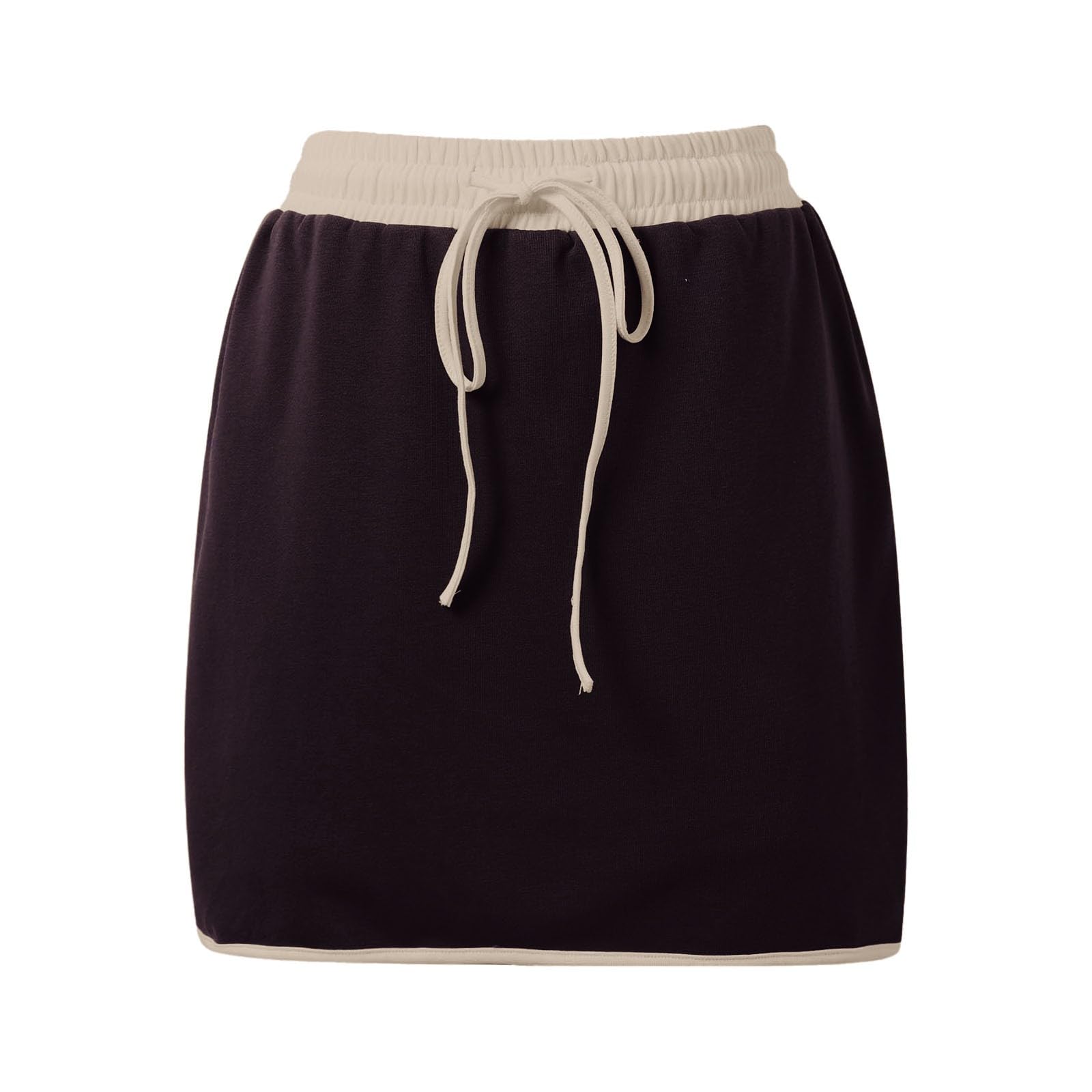 Conjunto de Dos Piezas para Mujer Chándal Casual con Sudadera y Falda de Tiro Coordinado Deportivo