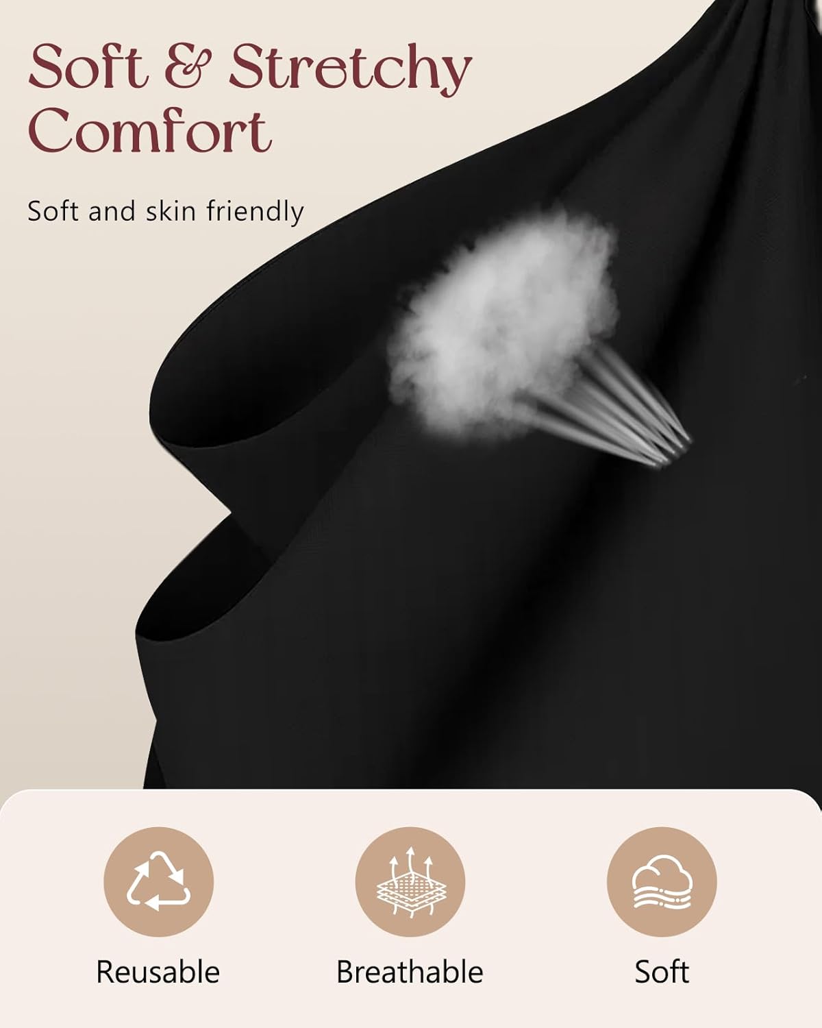 Period Underwear for Women Heavy Flow - Seamless High Waisted Leakproof Absorbent Briefs 3 Pack - Image 6